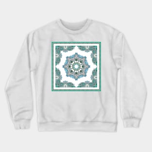 Paisley and geometric Crewneck Sweatshirt